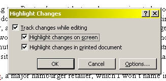 Highlighting Changes on Screen Highlighting Changes on Screen