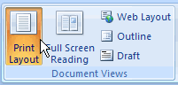 Print Layout View Print Layout View