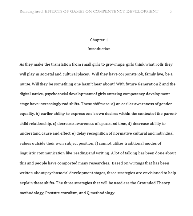 The Dissertation Proposal - UCA Community