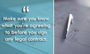 Publishing contracts.