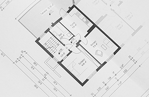 A floor plan represents the blueprint.