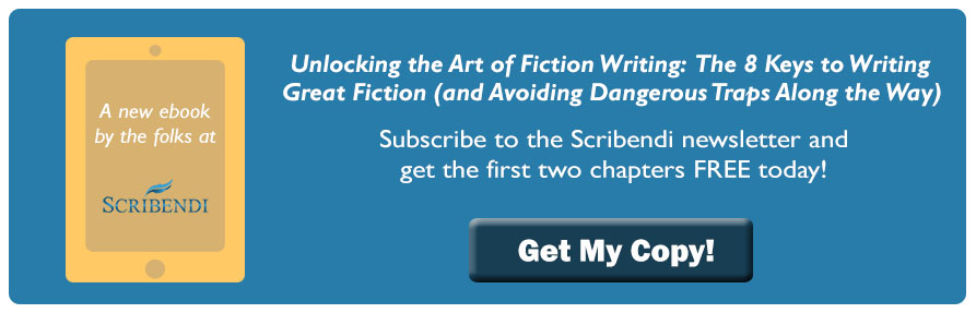Scribendi.com's ebook, "Unlocking the Art of Fiction Writing."