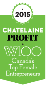 The PROFIT/Chatelaine W100 Ranking 2015 logo.