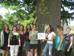 Photo of the Scribendi.com staff at the Heritage Tree project launch in Chatham-Kent.