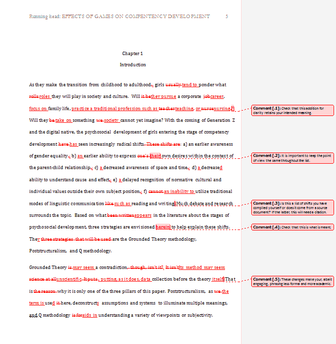 how to edit a dissertation